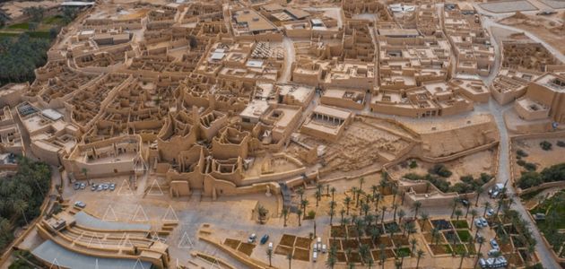 الحي السكني في بوابة الدرعية