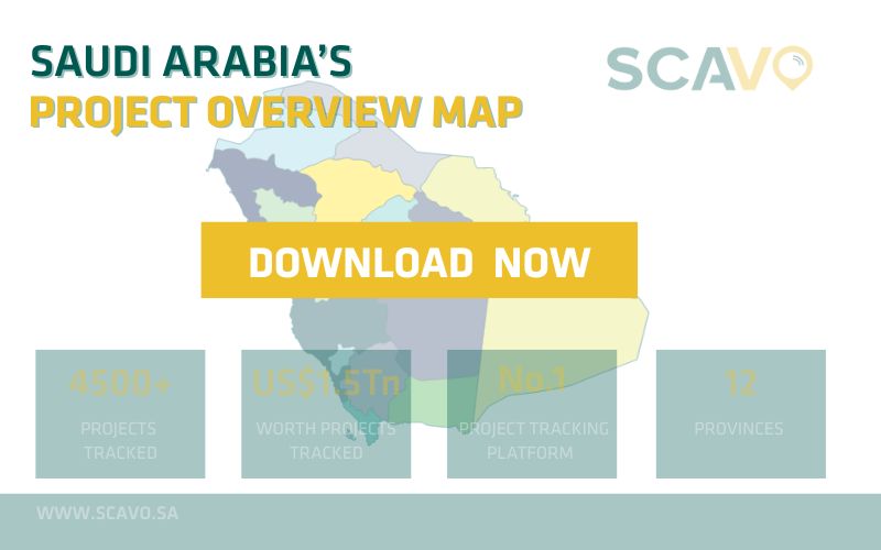 Explore the top projects shaping Saudi Arabia by region